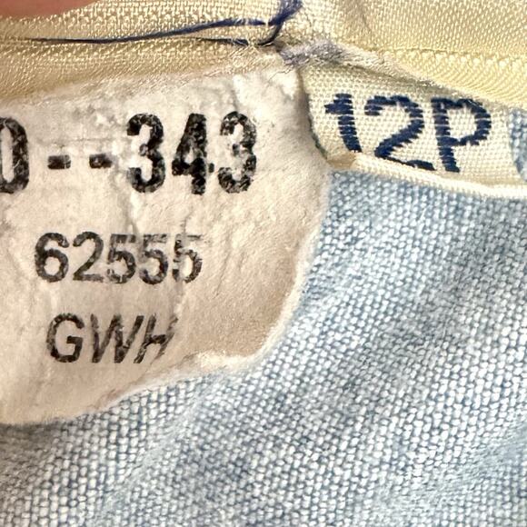 Vintage Bill Blass Mom Blue Jeans Size 12 Petite High Rise Pleat Front Denim - Picture 16 of 16